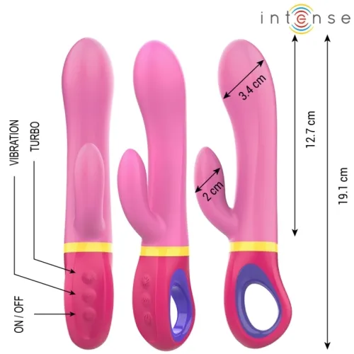Daphne Rabbit Vibrator Pink | Intense