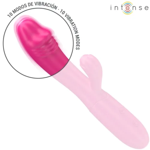 Ivy Vibrator 10 Modi Mit Stimulierender Zunge Rosa | Intense