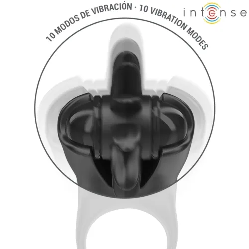 Mabel Vibration Ring 10 Modes Clitoral Stimulation Black – Intense