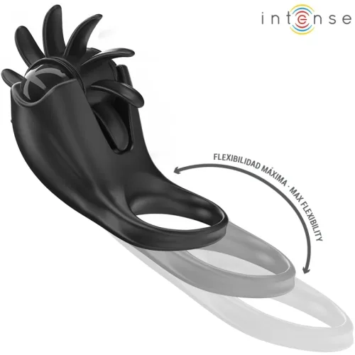 Mabel Vibration Ring 10 Modes Clitoral Stimulation Black – Intense