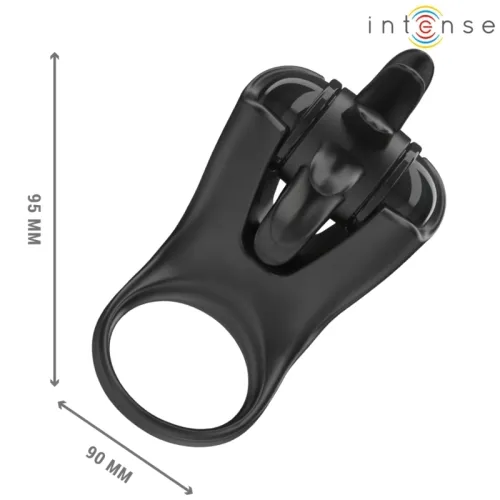 Mabel Vibration Ring 10 Modes Clitoral Stimulation Black – Intense
