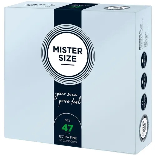 Condoms XS 47 mm (36 units) – Mister Size