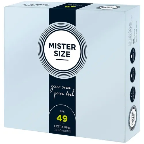 Kondom S 49 Mm (36 Einheiten) – Mister Size