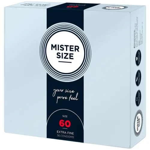 Condom XL 60 mm (36 units) – Mister Size