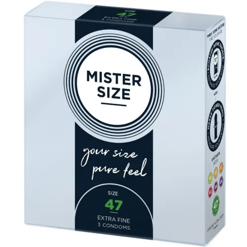 Condoms XS 47 mm (3 units) – Mister Size