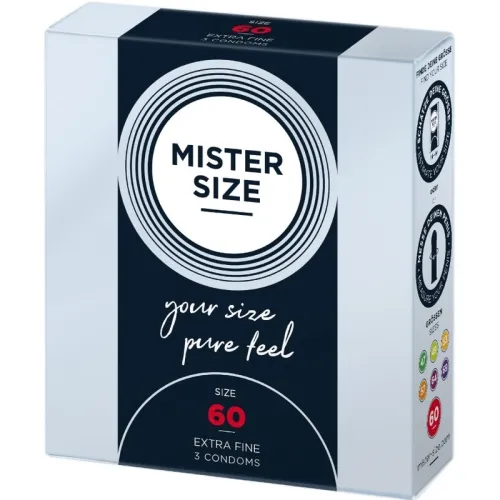 Kondom Xl 60 Mm (3 Einheiten) – Mister Size