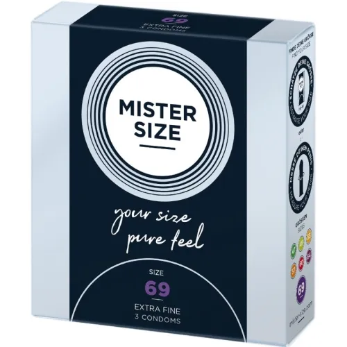 Condoms XXXL 69 mm (3 units) – Mister Size