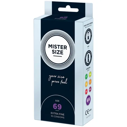 Condoms XXXL 69 mm (10 units) – Mister Size
