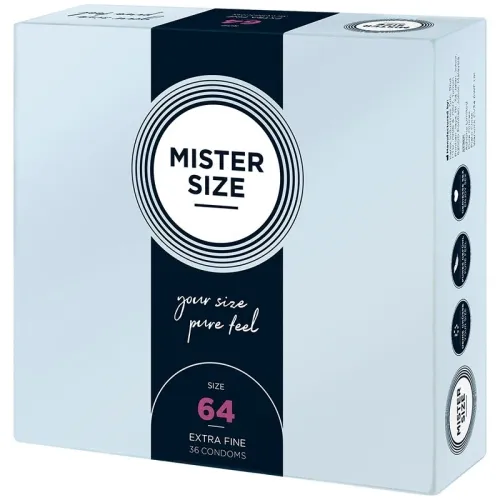 XXL condoms 64 mm (36 units) – Mister Size