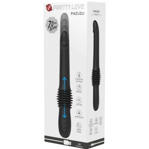 Pazuzu vibrator 3 thrust modes black | Pretty Love