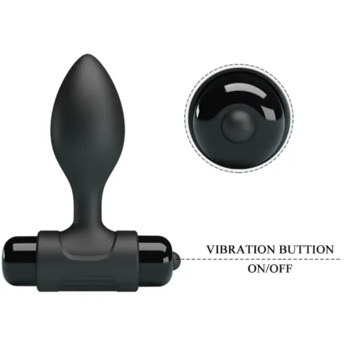 Vibra Butt 10 Modes Anal Plug Black – Pretty Love