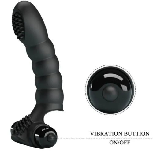 Alexander finger vibrator 10 modes black | Pretty Love