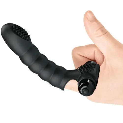 Alexander finger vibrator 10 modes black | Pretty Love