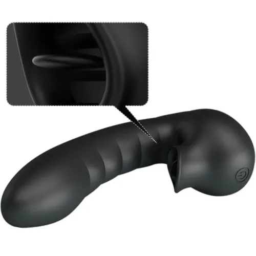 Hobgoblin Finger Vibrator 12 Modes + Clitoral Stimulation Black | Pretty Love