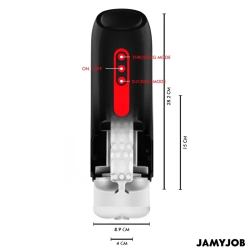 Phantom Automatic Vaginal Masturbator 5 Suction and Thrust Modes – Jamyjob