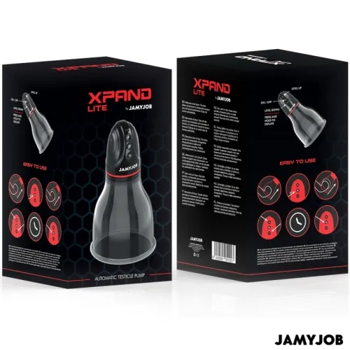 Xpand Lite Automatic Testicle Pump 3 Suction Levels Grey – Jamyjob