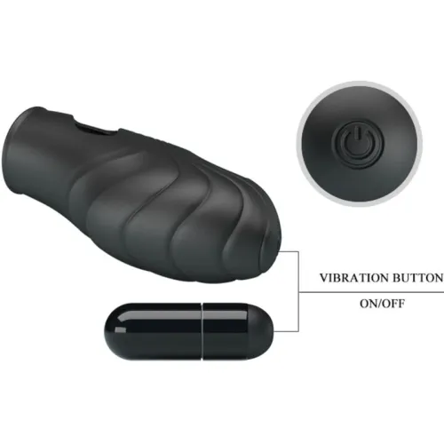 Lich Silicone Finger Vibrator Black | Pretty Love