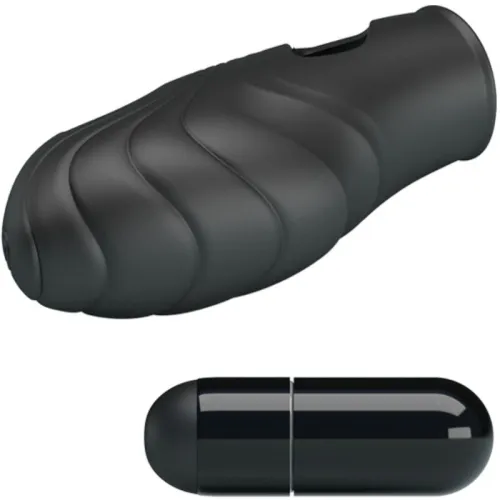 Lich Silicone Finger Vibrator Black | Pretty Love