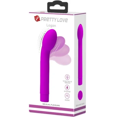 Logan G-Spot Vibrator 10 Modes Purple | Pretty Love