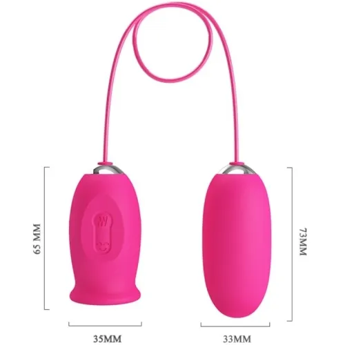 Daisy Vibro Egg + Clitoral Stimulating Tongue Pink – Pretty Love