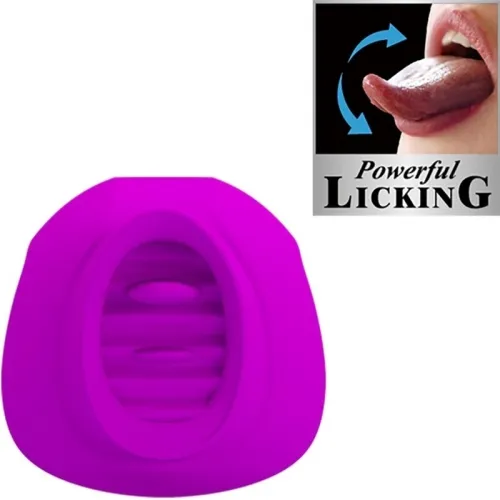 Estelle Tongue-Clitoral Stimulator 12 Modes Purple | Pretty Love