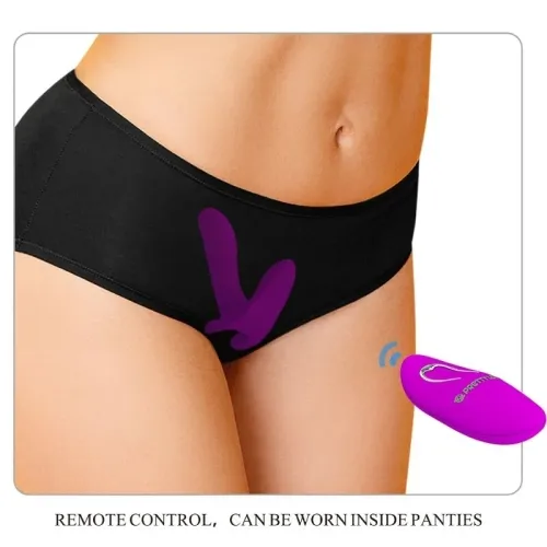 Massager & Vibrator 12 Modes Remote Control Purple | Pretty Love