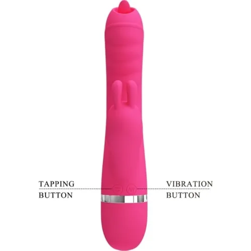 Phoenix Multifunctional Rabbit Vibrator Pink | Pretty Love