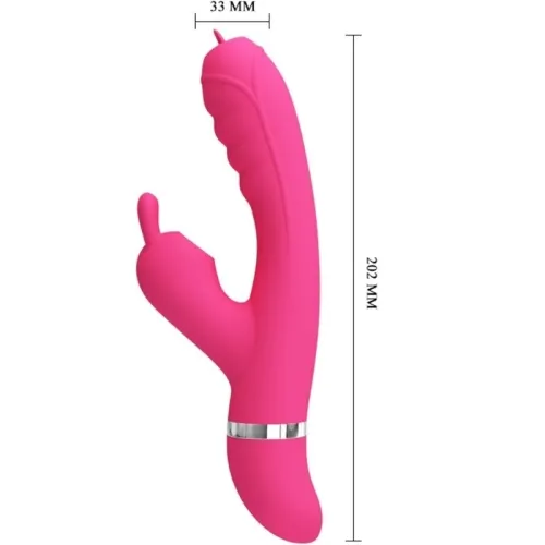 Phoenix Multifunctional Rabbit Vibrator Pink | Pretty Love