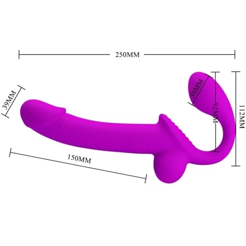 Kelpie Doppelter Strap-On-Stimulator Lila – Pretty Love