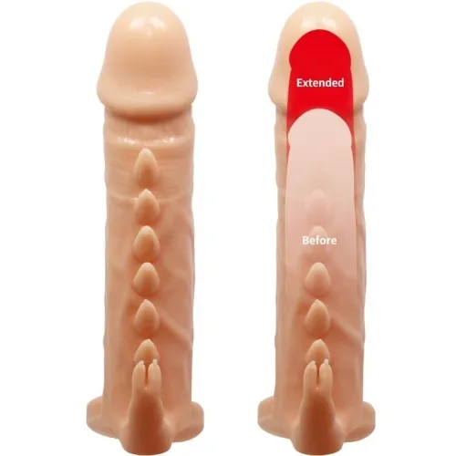 Emmit Penis Sleeve + Clitoral Stimulating Flesh – Pretty Love