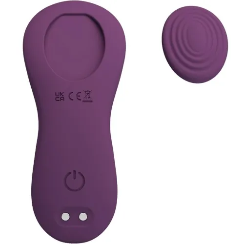 Mane Lay On Clitoris Massager 10 Modes Remote Control Purple | Pretty Love