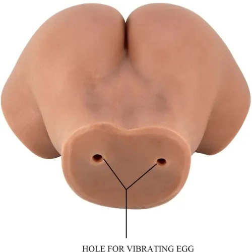 Hailey Vibrator Butt with Vagina and Anus Brown – Crazy Bull