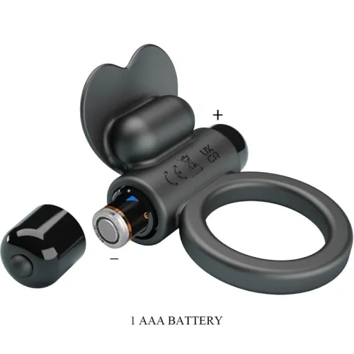 Debonaire Vibrating Ring Rabbit 10 Modes Black – Pretty Love