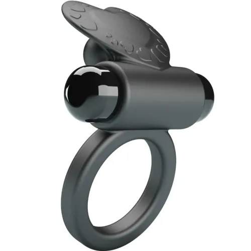 Debonaire Vibrating Ring Rabbit 10 Modes Black – Pretty Love