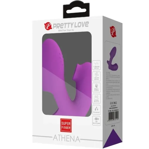 Athena Fingervibrator Mit Klit Stimu Lila | Pretty Love