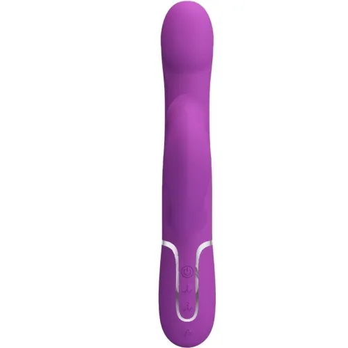 4 In 1 Multifunktionsvibrator & Stimulator Lila | Pretty Love