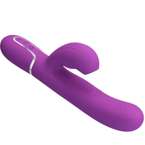 Perlita 3 In 1 Multifunctional Rabbit Vibrator Purple | Pretty Love