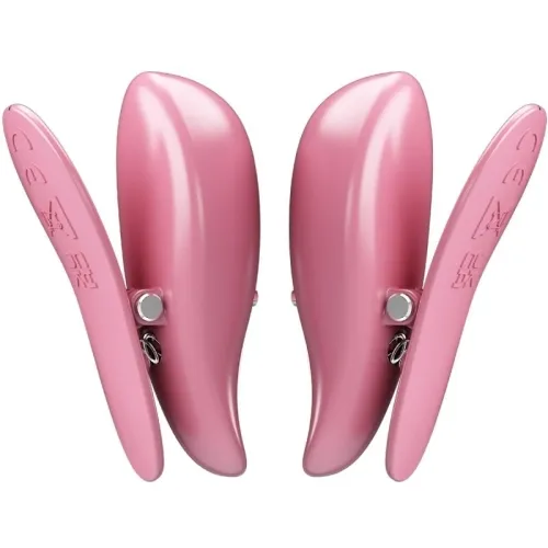 Cailey Nipple Clamps 10 Modes Remote Control Pink – Pretty Love