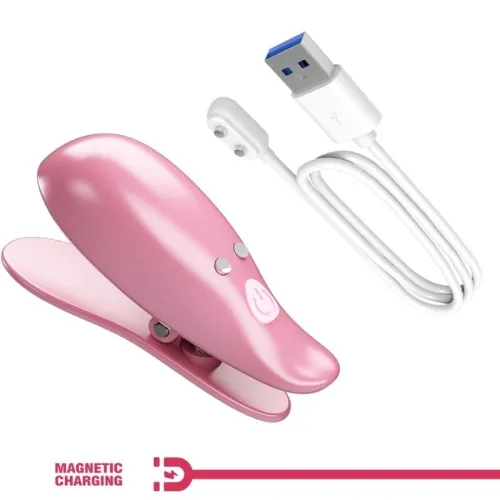 Cailey Nipple Clamps 10 Modes Remote Control Pink – Pretty Love