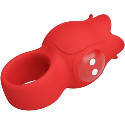 PRETTY LOVE - JAE ROSE FÖRMIGER FINGERVIBRATOR 10 VIBRATIONEN ROT