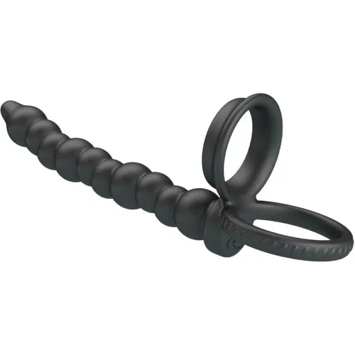 Dillion Double Penetration Cock Ring Black – Pretty Love