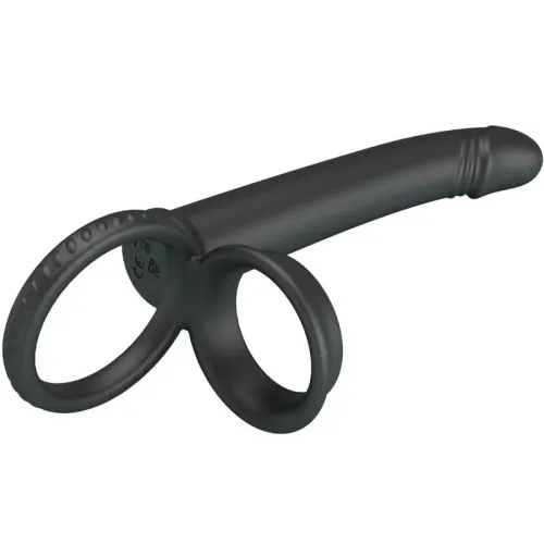 Dillion Double Penetration Cockring Black – Pretty Love