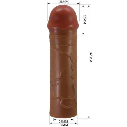Nile Penis Sleeve with 2.5cm Extension Brown – Pretty Love