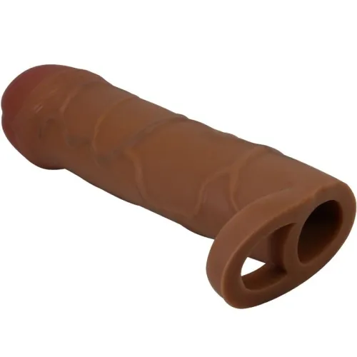 Bunion Penis Sleeve Mit 2.5cm Verlängerung Braun – Pretty Love