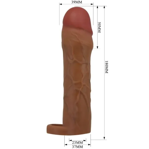 Hani Penishülle Mit 5cm Verlängerung Braun – Pretty Love