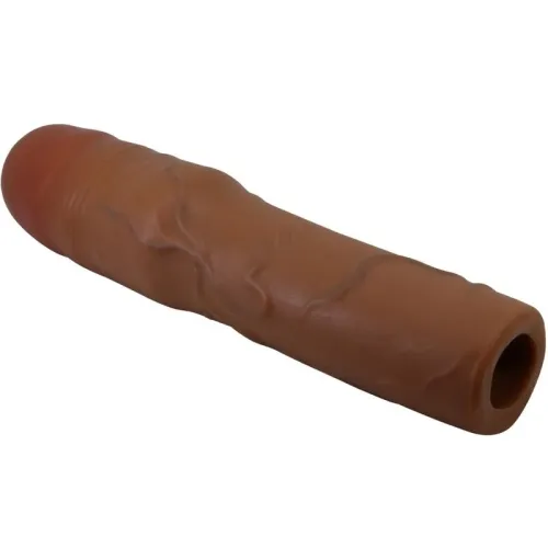 Kylian Penis Sleeve with 7.6cm Extension Brown – Pretty Love