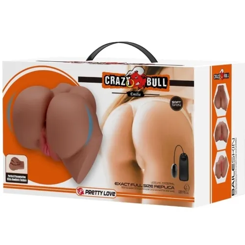 Emilia Ass Vibrator Mit Vagina Und Anus Fleisch – Crazy Bull