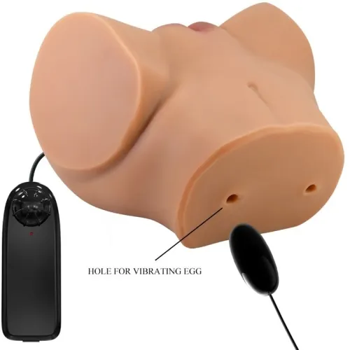 Emilia Ass Vibrator Mit Vagina Und Anus Fleisch – Crazy Bull