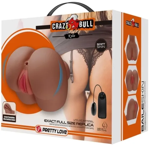Kylie Ass Vibrator Mit Vagina- Und Anus – Crazy Bull