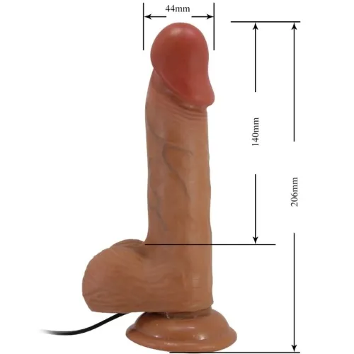 Catoblepas Realistic Vibrator 20.6cm Flesh | Baile